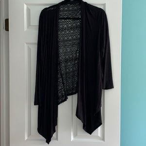 Open backed cardigan